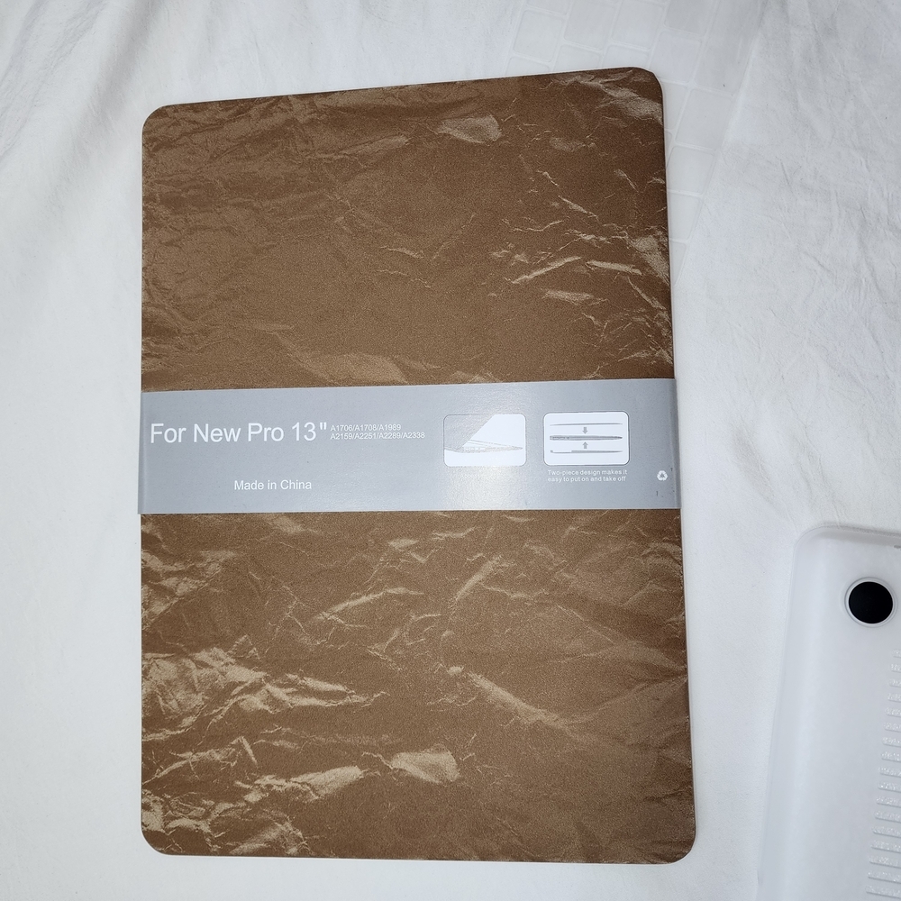 brown shell case For macbook Pro 13"